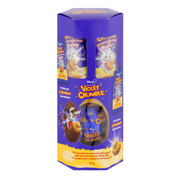 Violet Crumble Egg & Bunny Gift Box